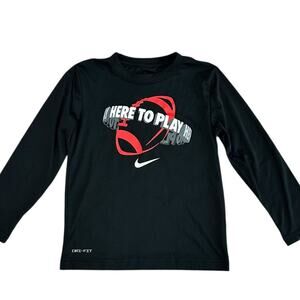 NIKE Boys Drifit Football Top Size 6